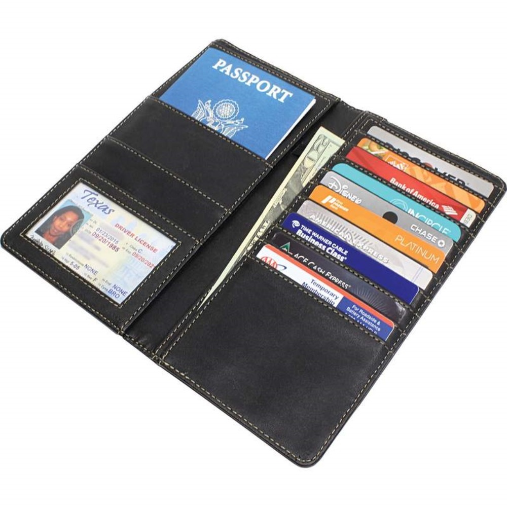 Genuine Leather Passport Wallet - Picture 4 of 4